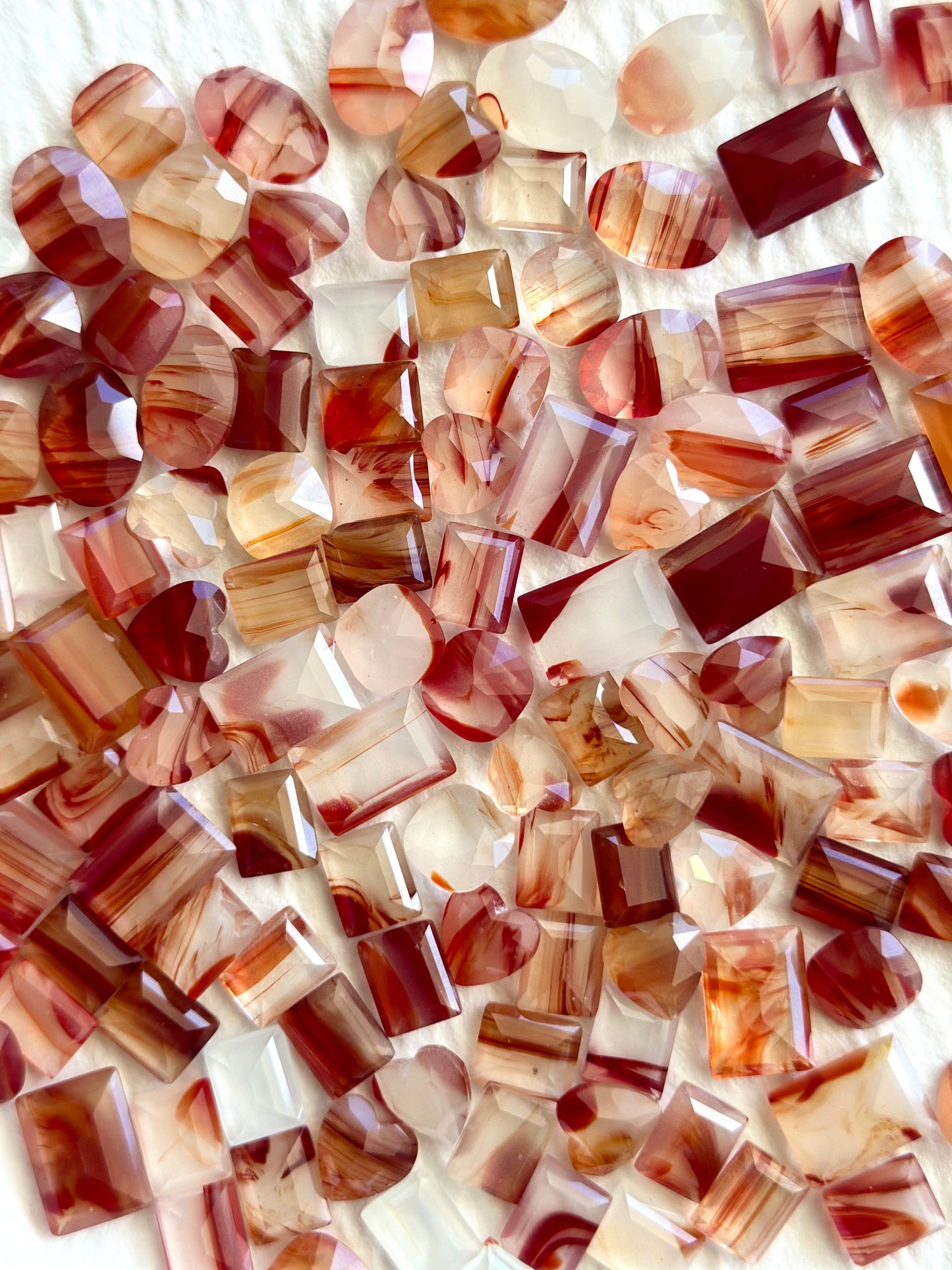 Luxe Amber Blush Mixed Pointed Back Rhinestones for Nails Arts and DIY