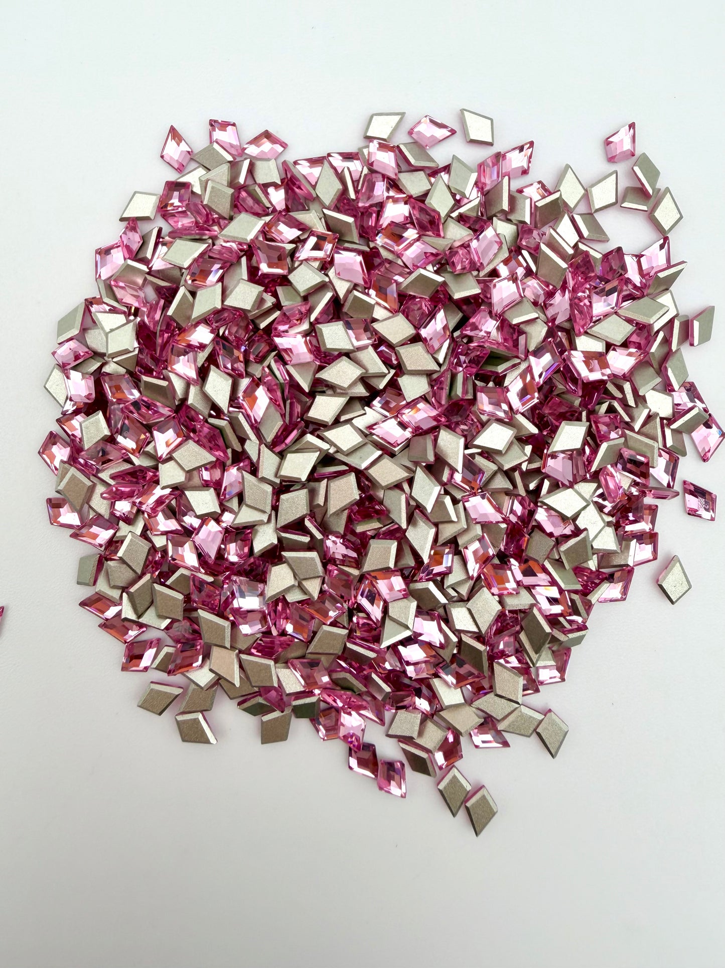 Luxe 4x6mm Diamond Shape Flat Back Crystal Glass Rhinestone