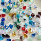Colorful Cube Mixed Crystal Glass Rhinestones for Nails Arts and DIY