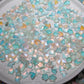 100Pcs K9 AB Flat Back Glass Rhinestones For Nails Art and DIY