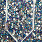 Color No.81-No.92 Mixed Sizes (From SS6 to SS20) Flat Back Round Glass Rhinestones