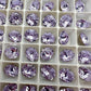 Luxe 8mm Rose Cut Foiled Pointed Back Rhinestones for Nails Arts and DIY