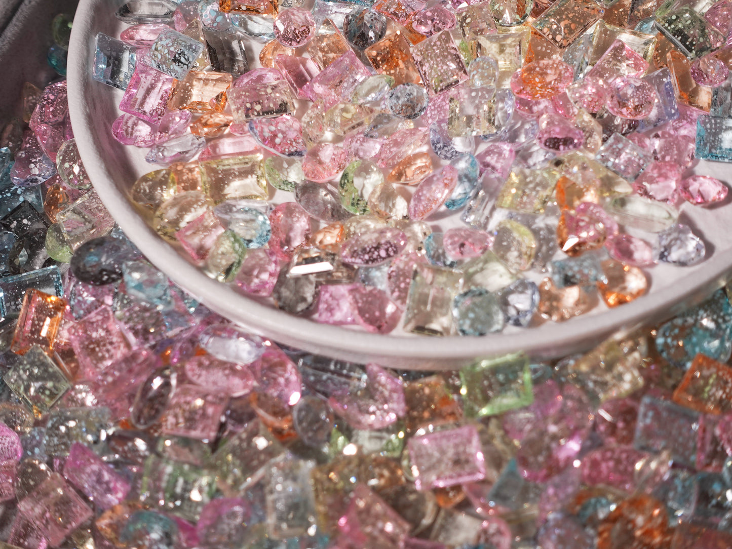Fairy Dust Mixed Pointed Back Crystal Glass Rhinestones -DIY Nail Decoration Kit for Manicure, Crafts, Jewelry Making, and More