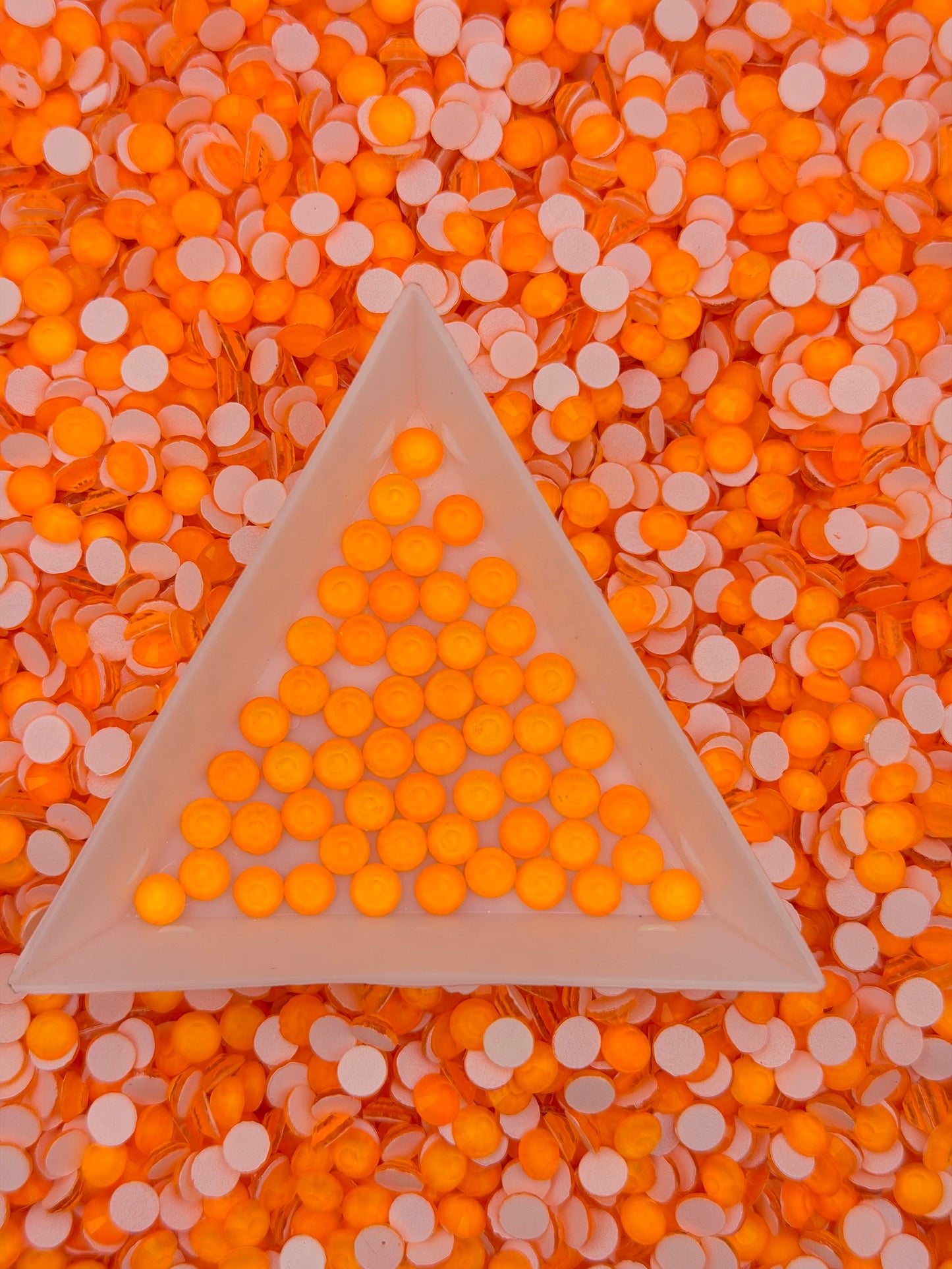 Color No.51-No.80 Mixed Sizes (From SS6 to SS20) Flat Back Round Glass Rhinestones