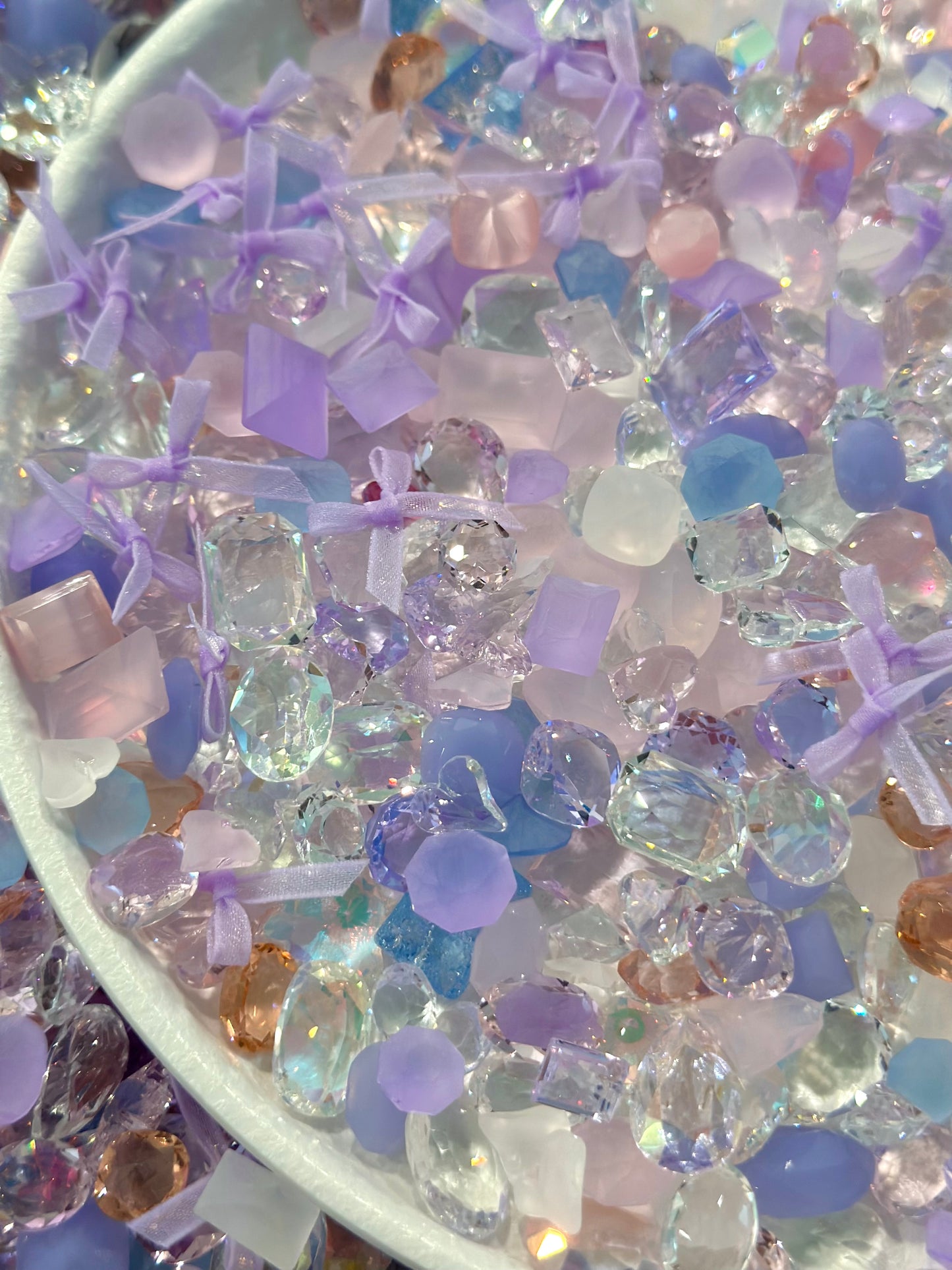 Dreamspace Sparkles Mixed Pointed Back Crystal Glass Rhinestones for Nails Arts and DIY