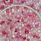 Luxe Pink Dream Mixed Pointed Back Crystal Glass Rhinestones for Nails Arts and DIY