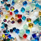 Colorful Cube Mixed Crystal Glass Rhinestones for Nails Arts and DIY