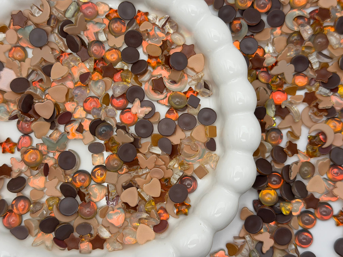 Cute K9 Flatback Rhinestone Mix – Bears, Stars, Butterflies, Roses Shapes & More