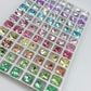 Luxe Mixed Shape Foiled Pointed Back Rhinestones for Nails Arts and DIY