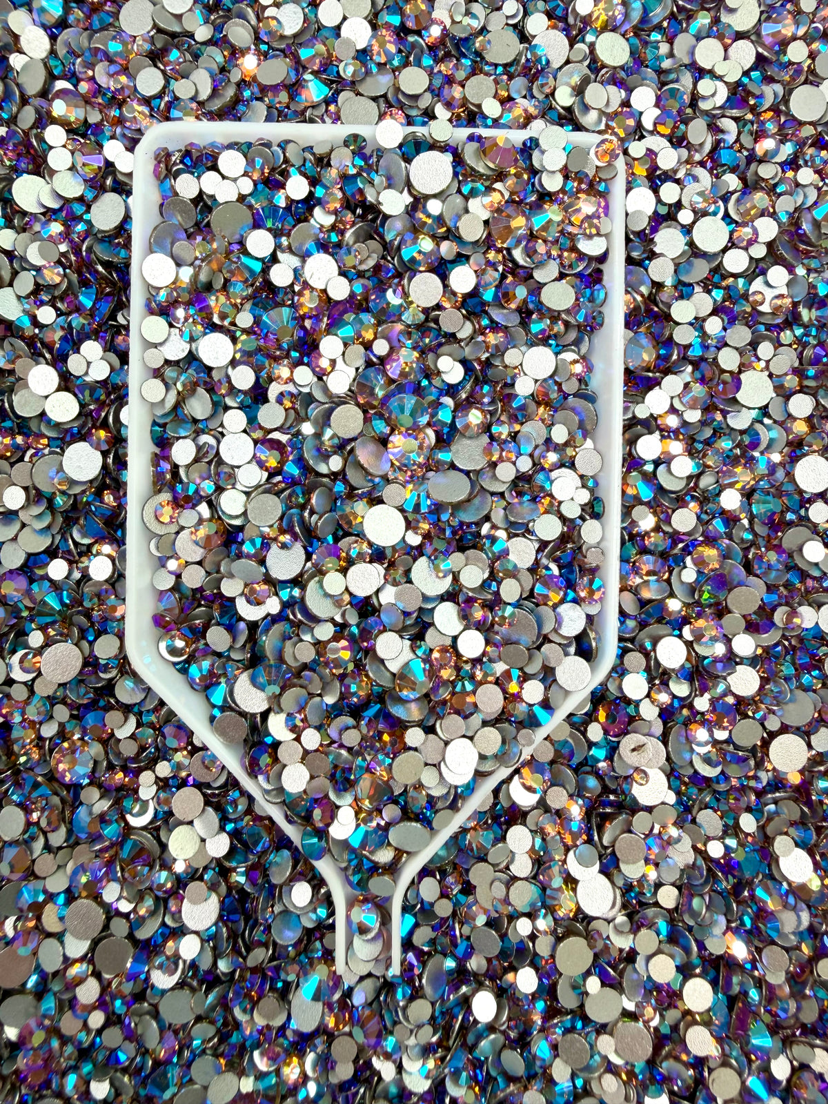 Color No.81-No.92 Mixed Sizes (From SS6 to SS20) Flat Back Round Glass Rhinestones