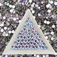 Color No.51-No.80 Mixed Sizes (From SS6 to SS20) Flat Back Round Glass Rhinestones