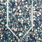 Color No.81-No.92 Mixed Sizes (From SS6 to SS20) Flat Back Round Glass Rhinestones