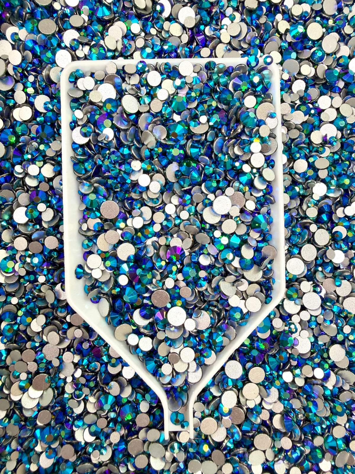 Color No.81-No.92 Mixed Sizes (From SS6 to SS20) Flat Back Round Glass Rhinestones
