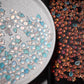100Pcs K9 AB Flat Back Glass Rhinestones For Nails Art and DIY