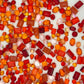 Luxe Orange Mixed Pointed Back Crystal Glass Rhinestones for Nails Arts and DIY