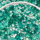 Luxe Paraiba Green Mixed Pointed Back Crystal Glass Rhinestones for Nails Arts and DIY
