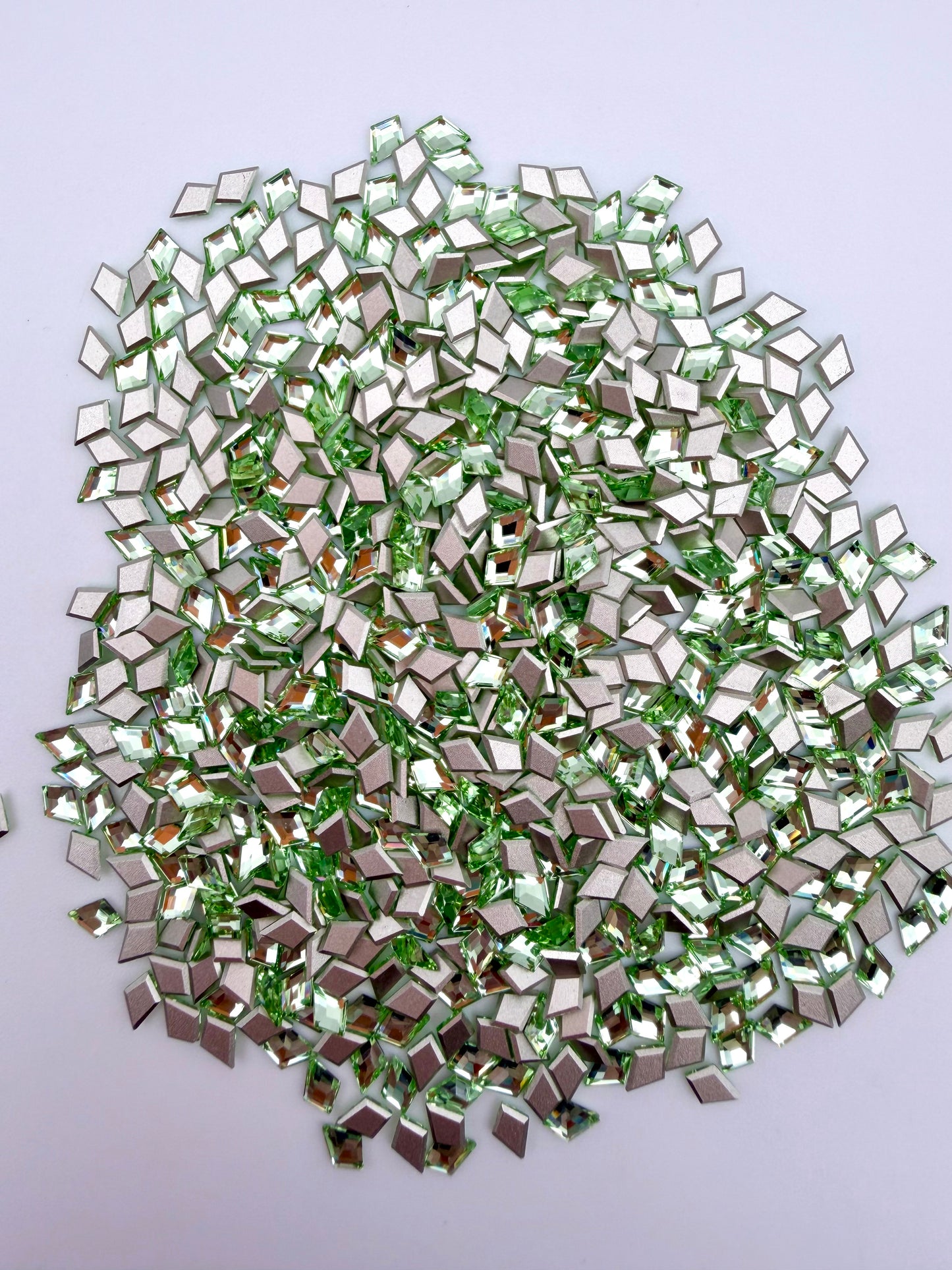 Luxe 4x6mm Diamond Shape Flat Back Crystal Glass Rhinestone