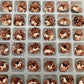 Luxe 8mm Rose Cut Foiled Pointed Back Rhinestones for Nails Arts and DIY