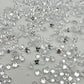 Small/Medium Size Cubic Zirconia Clear Pointed-Back Rhinestones Mix for Nail Art & DIY