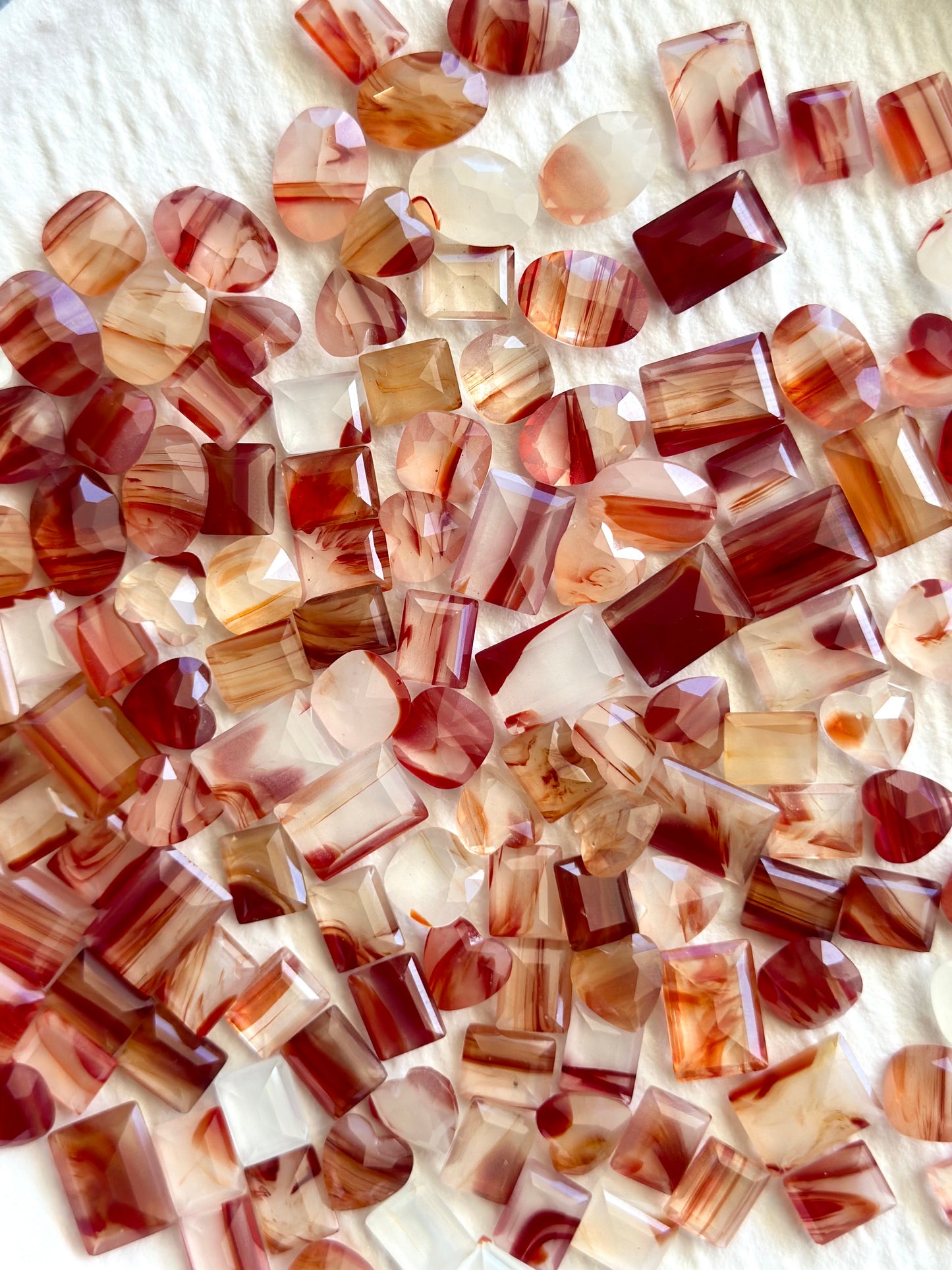 Luxe Amber Blush Mixed Pointed Back Rhinestones for Nails Arts and DIY