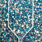 Color No.81-No.92 Mixed Sizes (From SS6 to SS20) Flat Back Round Glass Rhinestones