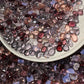 Iris Twilight Mixed Pointed Back Crystal Glass Rhinestones for Nails Arts and DIY