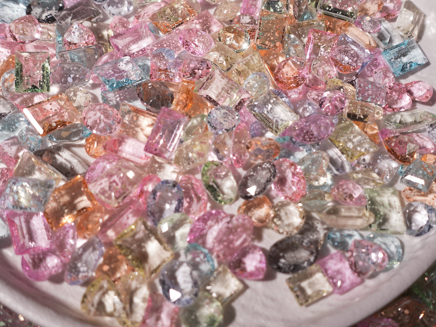 Fairy Dust Mixed Pointed Back Crystal Glass Rhinestones -DIY Nail Decoration Kit for Manicure, Crafts, Jewelry Making, and More
