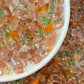 Peach Glow Mixed Pointed Back Crystal Glass Rhinestones for Nails Arts and DIY