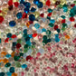 Round Mixed(4mm,6mm and 8mm) Pointed Back Crystal Glass Rhinestones for Nails Arts and DIY