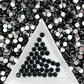 Flat Back Glass Rhinestones (No.1 - No.9) | Multiple Colors & Sizes (SS3-SS20)