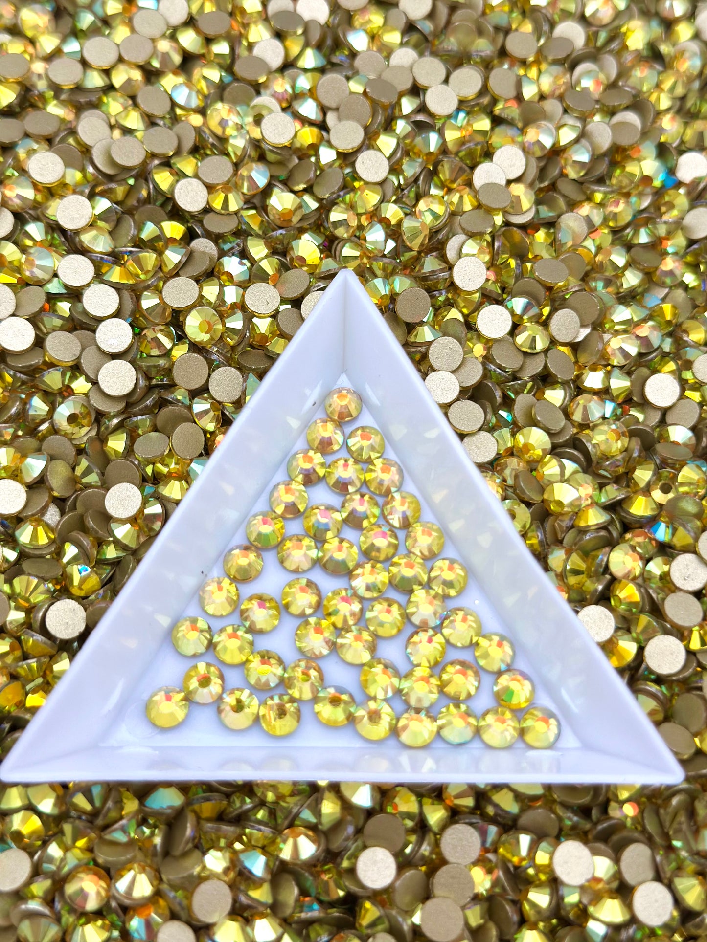 Flat Back Round Glass Rhinestones (No.1 - No.13) | Multiple Colors & Sizes (SS10-SS20)