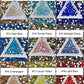 Flat Back Glass Rhinestones (No.10 - No.18) | Multiple Colors & Sizes (SS3-SS20)